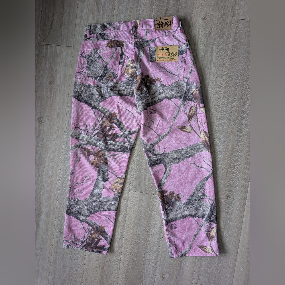 NWT Stussy Realtree Edge Big Ol' Jean 'Pink - Picture 4 of 13